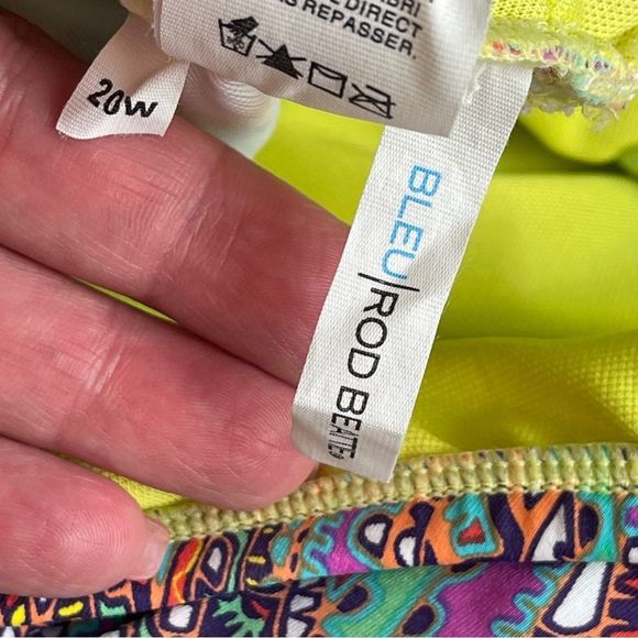 ☀️☀️☀️ Bleu Rod Beattie Bohemian Paradise High Neck One Piece Swimsuit - Picture 11 of 13